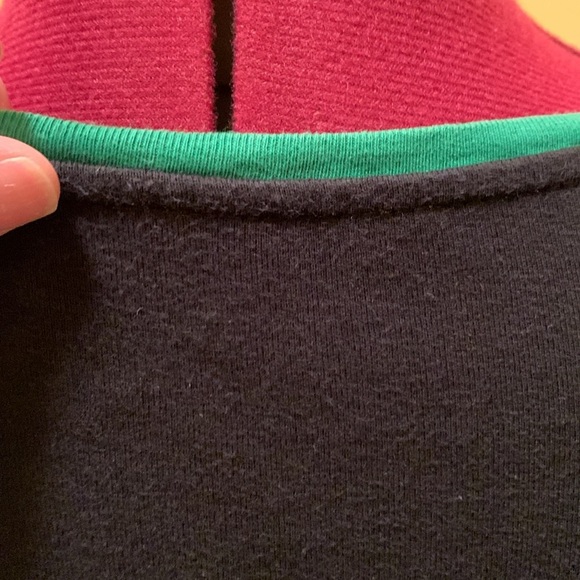 Puma Women's Black Long Sleeve Top with Green and Yellow Jamaica Accents - Picture 7 of 11